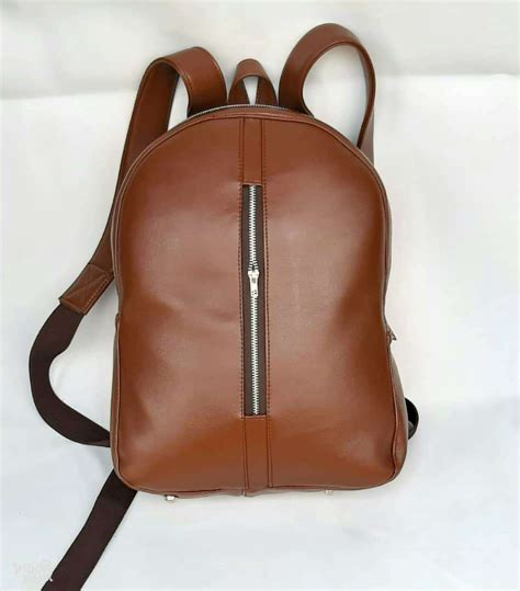 Brown Leather School Bag | Ubiquitous Accessories - Wetinuneed