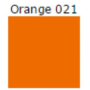 Orange (PMS 021) Thermal Transfer Label Perforated - 3" x 1"