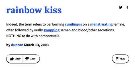 Rainbow Kiss Definition | Rainbow Kiss | Know Your Meme