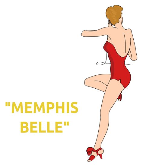 Memphis Belle Nose Art Icons Png High-Quality Png