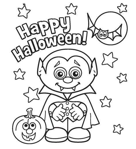 Free Printable Vampire Coloring Pages For Kids