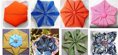 hexagonal - origami | Fabric origami, Origami, Quilts