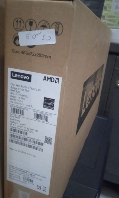 Lenovo Ideapad Slim 1 AMD Ryzen 3 Ram 8gb SSD 512gb, Elektronik, Komputer, Laptop di Carousell