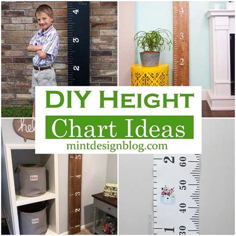 15 DIY Height Chart Ideas For Kids - Mint Design Blog