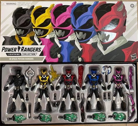 LC In Space Psycho Rangers - A Look at Actual Figures in Set : r/powerrangers