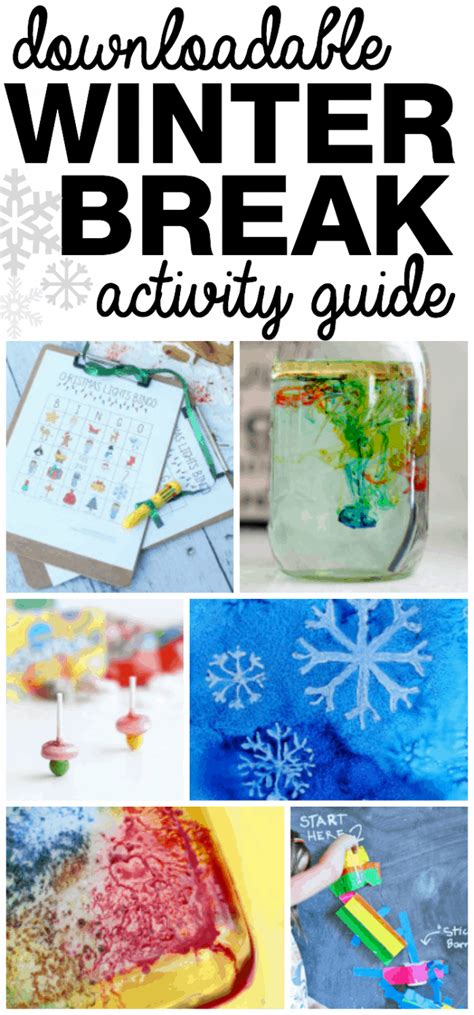 Winter Break Activity Guide: Free Download - I Can Teach My Child!