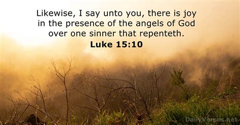 September 23, 2022 - Bible verse of the day (KJV) - Luke 15:10 ...