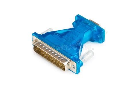 COM-to-LPT Adapter Isolated Stock Image - Image of electrical, color: 12081911