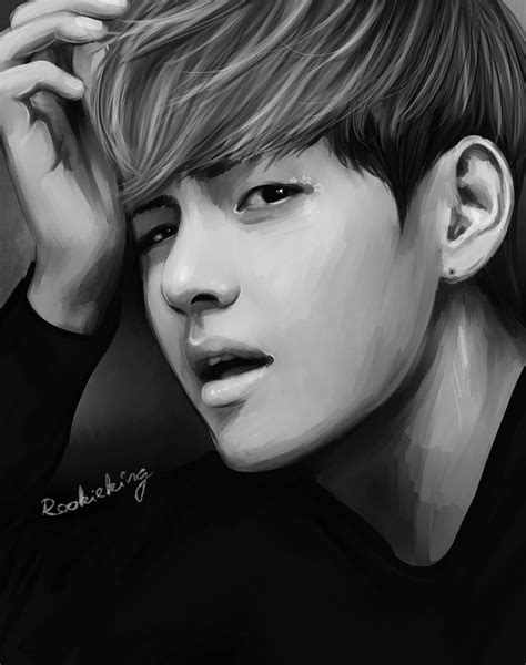 BTS V fan art | Taehyung fanart, Fan art, Bts fanart