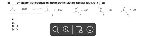 Solved What are the products of the following proton | Chegg.com