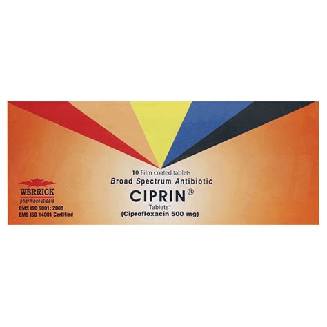 Ciprin 500mg Tab.— Dawaai - Uses, Side Effect, Price In Pakistan