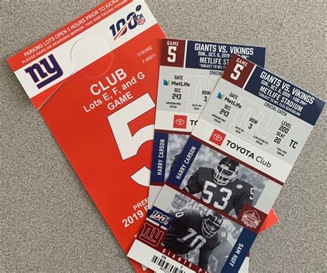 Giants Tickets