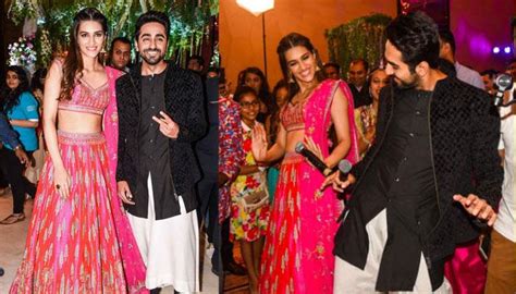 Ayushmann Khurrana And Kriti Sanon Gatecrash A Wedding