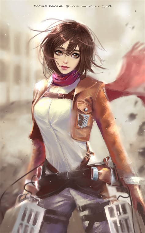 Mikasa Fan Art, Mars Foong | Anime, Titanic, Hình nền