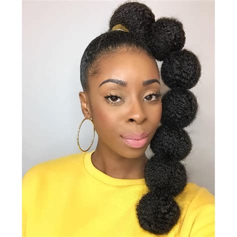 Afro Puff Bubble Ponytails Are Trending on Instagram - Family Medicine News