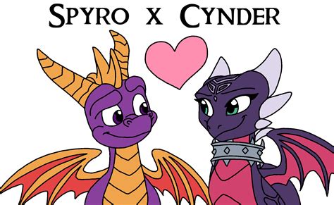 Spyro x Cynder (Reignited version) by MelSpyRose on DeviantArt