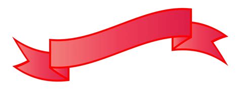 Red Ribbon, Banner Clipart Free Stock Photo - Public Domain Pictures