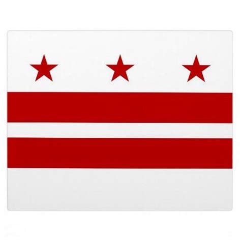 Washington DC State Flag Plaque | Zazzle.com | Washington dc state, Dc flag art, State flags