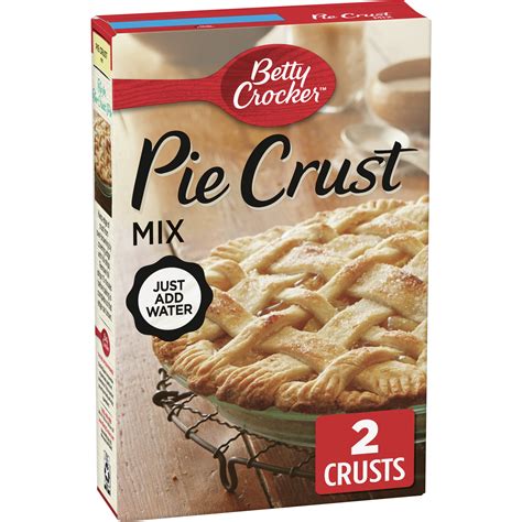 Betty Crocker Pie Crust Mix, 11 oz Box - Walmart.com - Walmart.com