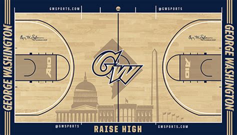 George Washington Basketball: New Court Design and Video Board – Making ...