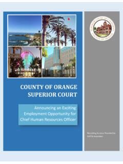 COUNTY OF ORANGE SUPERIOR COURT - occourts.org / county-of-orange ...