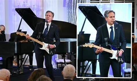 Antony Blinken plays guitar and performs blues classic song during diplomacy address - US News ...