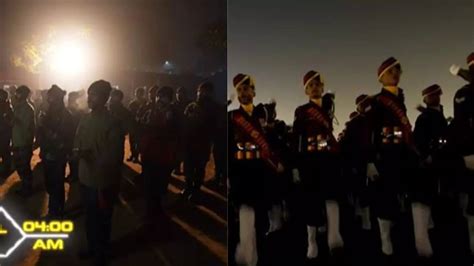 Indian army personnel's practice routine for Republic Day parade is ...