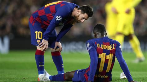 Sources: Barcelona's Ousmane Dembele set to miss El Clasico with injury