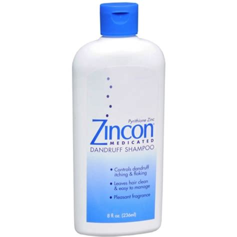 Zincon Medicated Dandruff Shampoo, 8 oz, - Walmart.com - Walmart.com