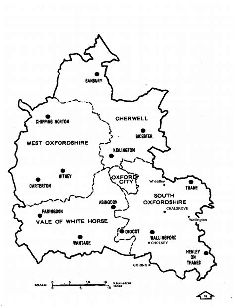 Map of Oxfordshire, showing Chalgrove and Cholsey | Download Scientific Diagram