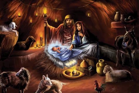 Jesus Birth Christmas Wallpapers Wallpaper Cave - vrogue.co