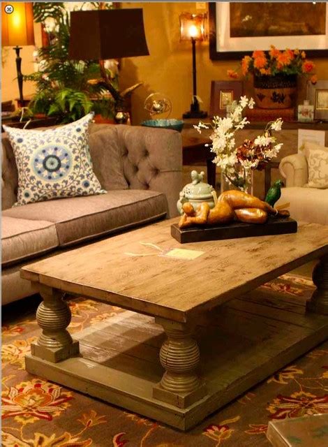 Beverly Coffee Table in Reclaimed Wood - Mediterranean - Living Room - los angeles - by Mortise ...