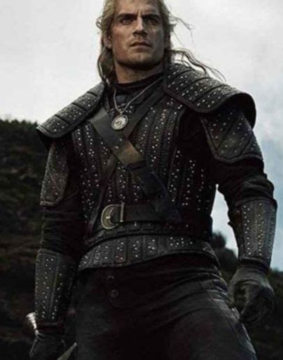 The Witcher Geralt of Rivia Black Jacket | Henry Cavill Jacket