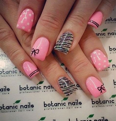 55 Bow Nail Art Ideas - nenuno creative