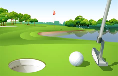 A Golf Course 520607 Vector Art At Vecteezy 225