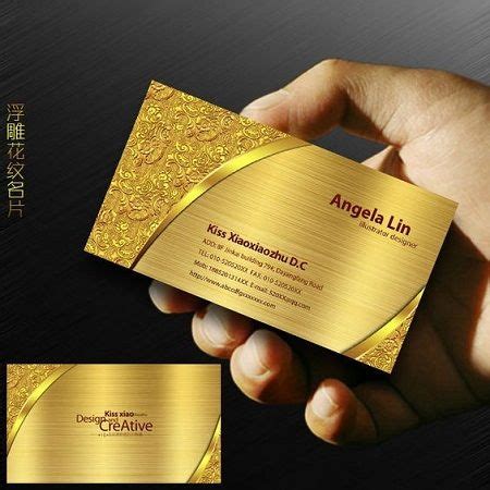 20 Golden Business Cards Designs For Inspiration | Elegant business cards design, Foil stamped ...