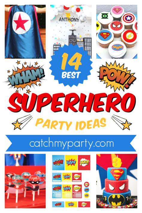 Check out These Fantastic 14 Must-See Superhero Party Ideas! | Catch My Party