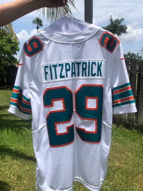 Nike Minkah Fitzpatrick Miami Dolphins Stitched Throwback Jersey | Grailed