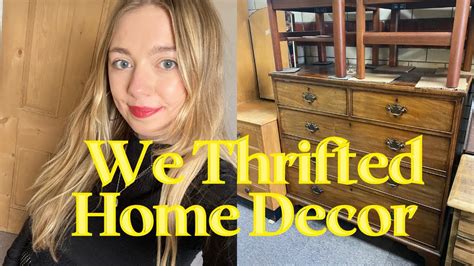 Thrifting Bedroom Furniture & Feeling Festive - YouTube