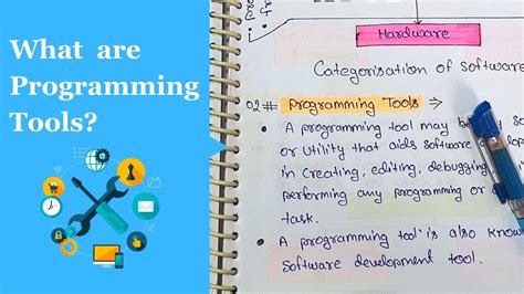 Lec 12.2 - What is a Programming Tools in Software? Computer System ...