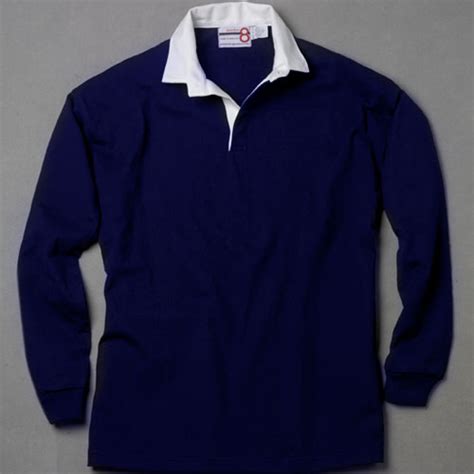 Navy Rugby Shirt – number 8 rugby shirts