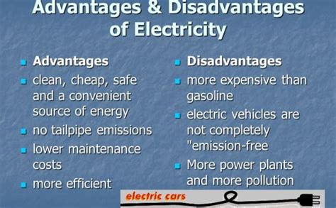 Advantages and disadvantages of electricity generator / Hydropower