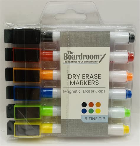 Wholesale Dry Erase Markers, Magnetic, 6 Colors - DollarDays