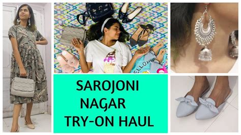 SAROJINI NAGAR TRY-ON HAUL 2019 | Delhi haul - YouTube