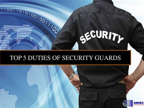 PPT - Top 5 Duties Of Security Guard PowerPoint Presentation - ID:7473023