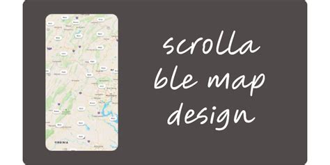 scrollable map design | Figma