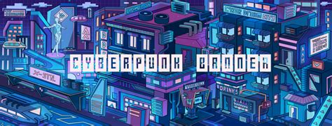 Highly Detailed Cyberpunk Banner