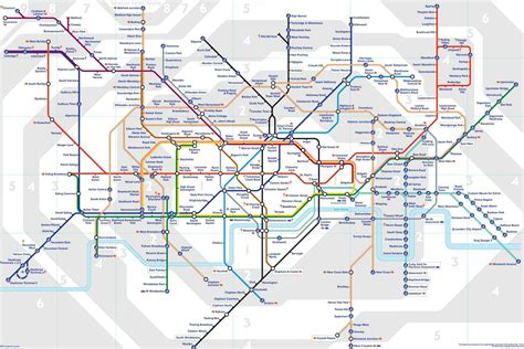 London Underground Tube Map, London Tube Map, London Map, London Travel ...