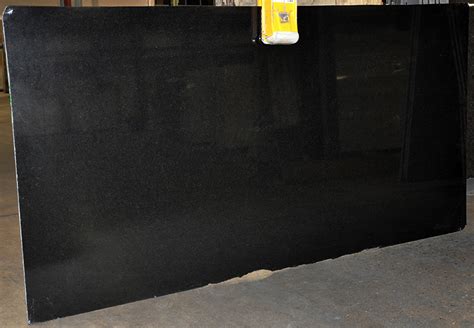 Black Absolute Polished 2cm Granite Slabs for Kitchen Countertops | Black - Granite Slabs