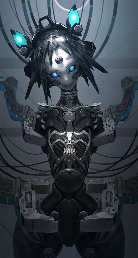 Pin by Haryo on Characters | Cyborgs art, Robot concept art, Cyberpunk art